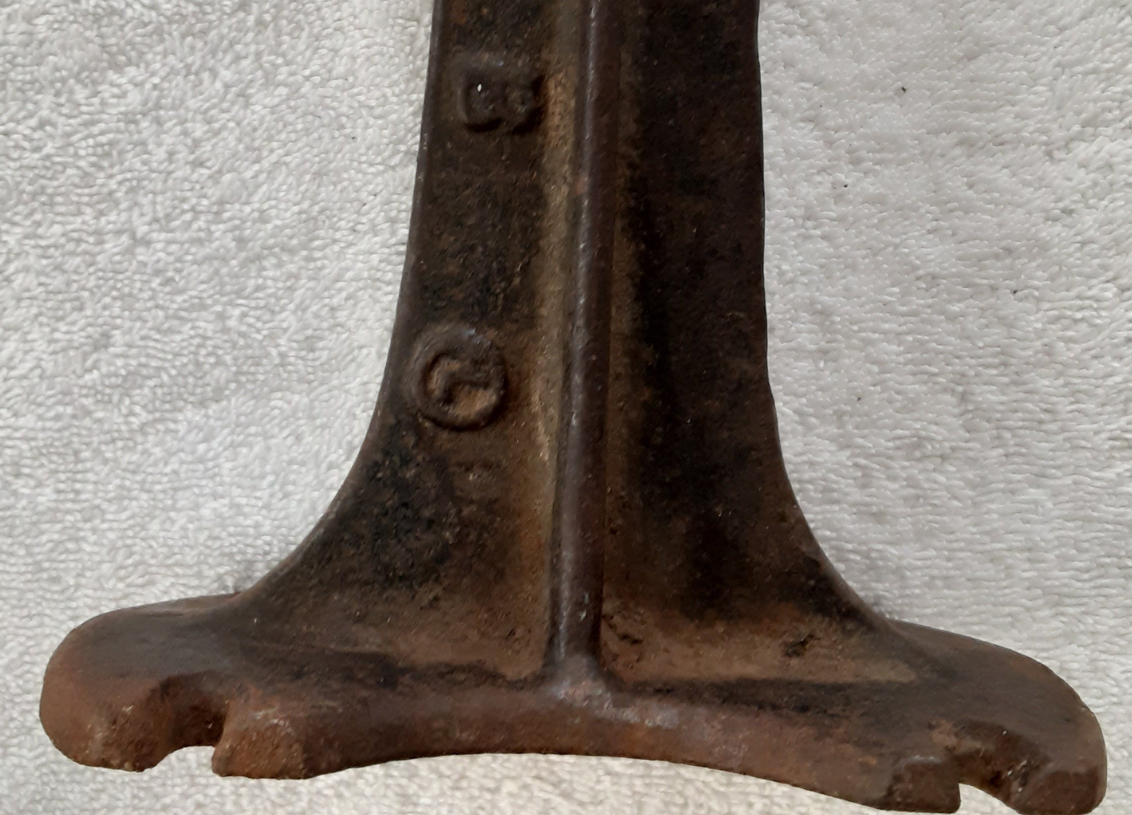 Vintage Malleable Cast Iron Shoe Mold 7&8.5 in Molds 12in Holder Etsy