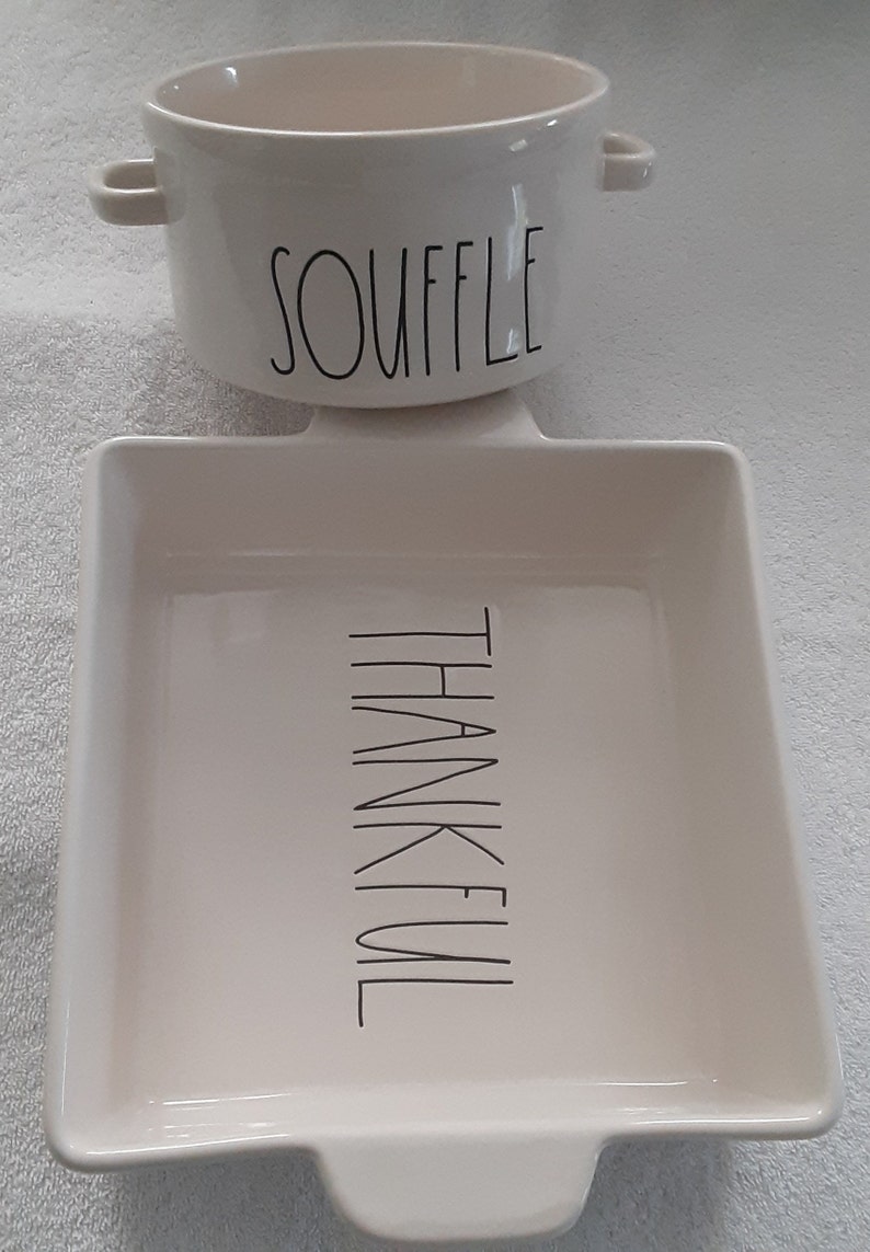 Rae Dunn Ceramic Artesian Collection by Magenta Souffle/thankful Baking