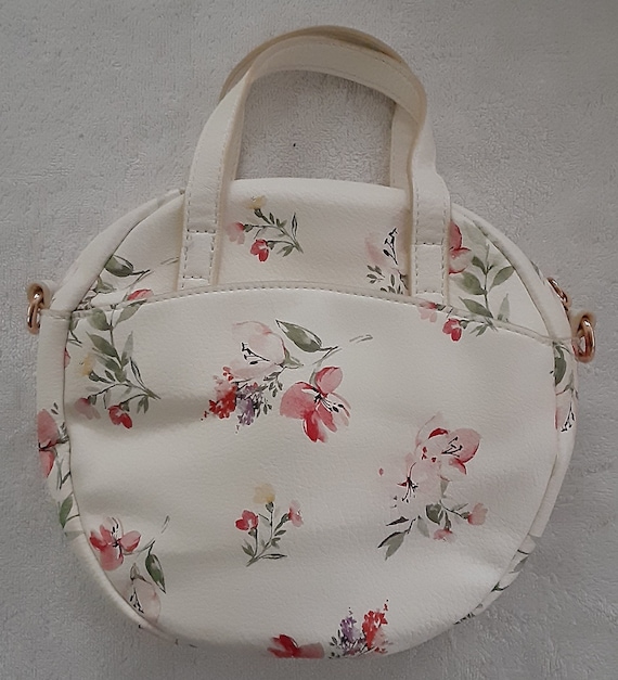 LC Lauren Conrad Floral Crossbody Handbag With Adjustable 