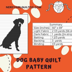 Dog Baby Quilt Pattern
