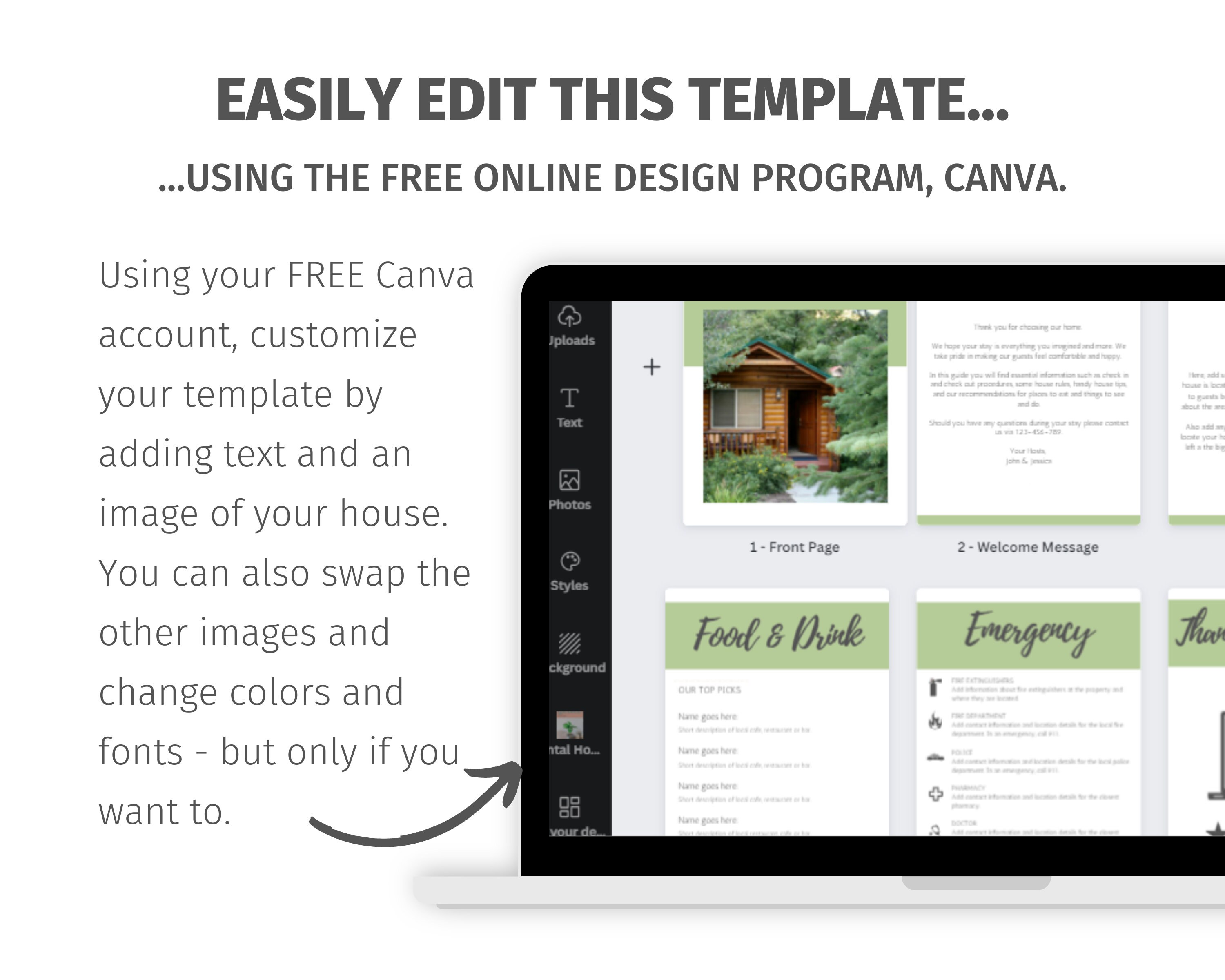 Airbnb Welcome Book, Airbnb Template, Airbnb Guide Book. Airbnb Guest ...