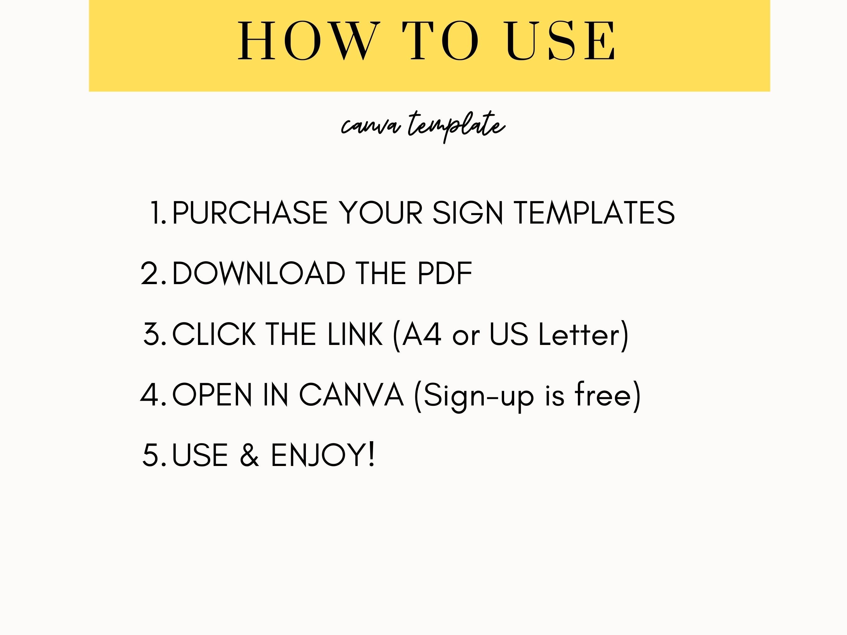 Airbnb Witty Signs Bundle of 6 Funny Airbnb Signs Etsy