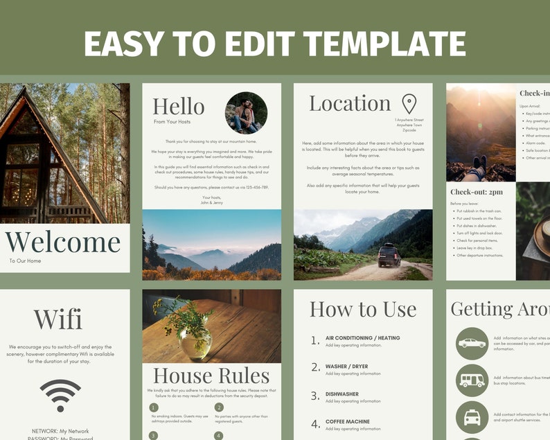 Airbnb Book Mountain Home Airbnb Rustic Cabin Airbnb Etsy