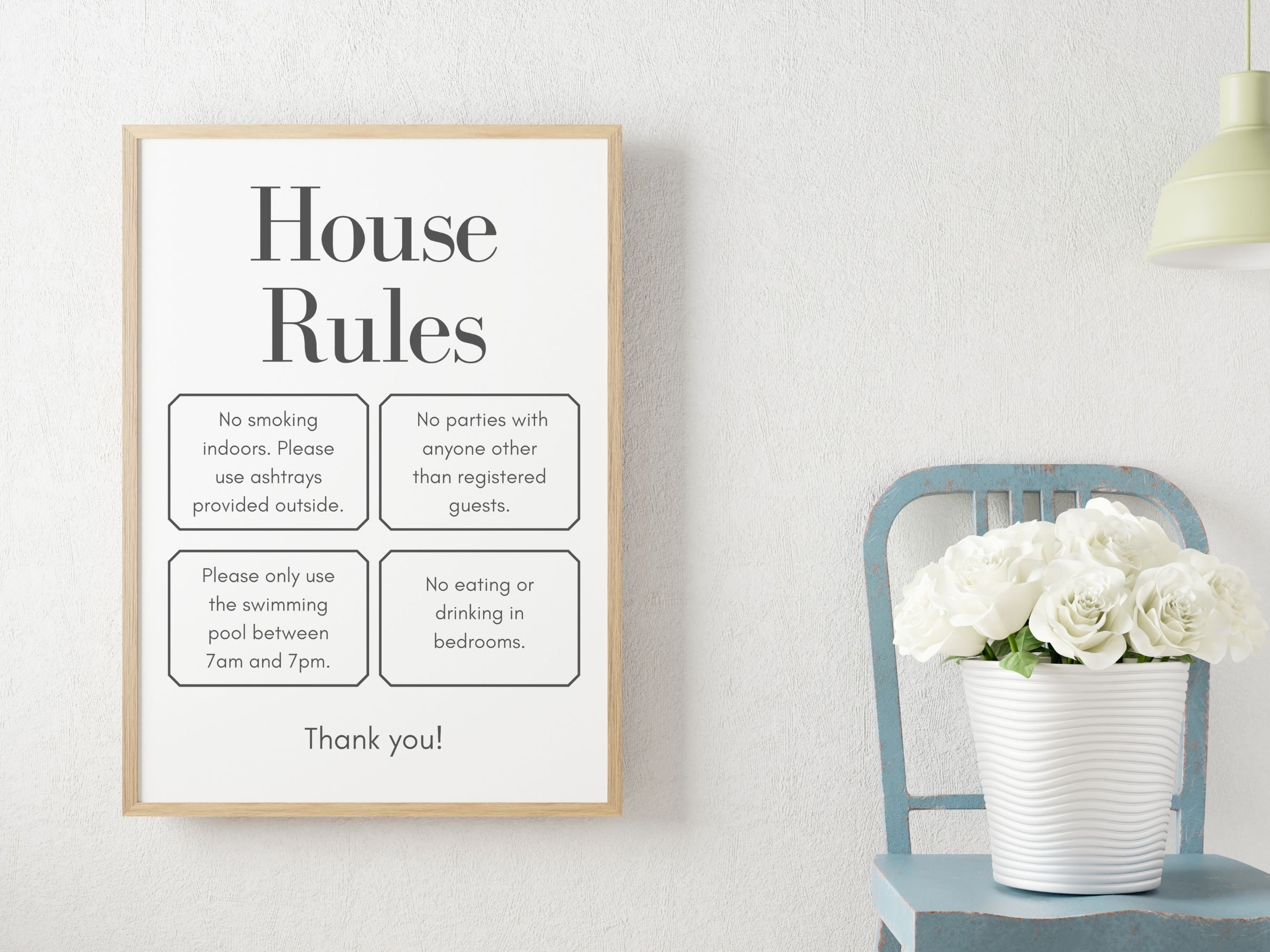 Airbnb House Rules Sign Template Airbnb Home Rules Sign Airbnb Signage