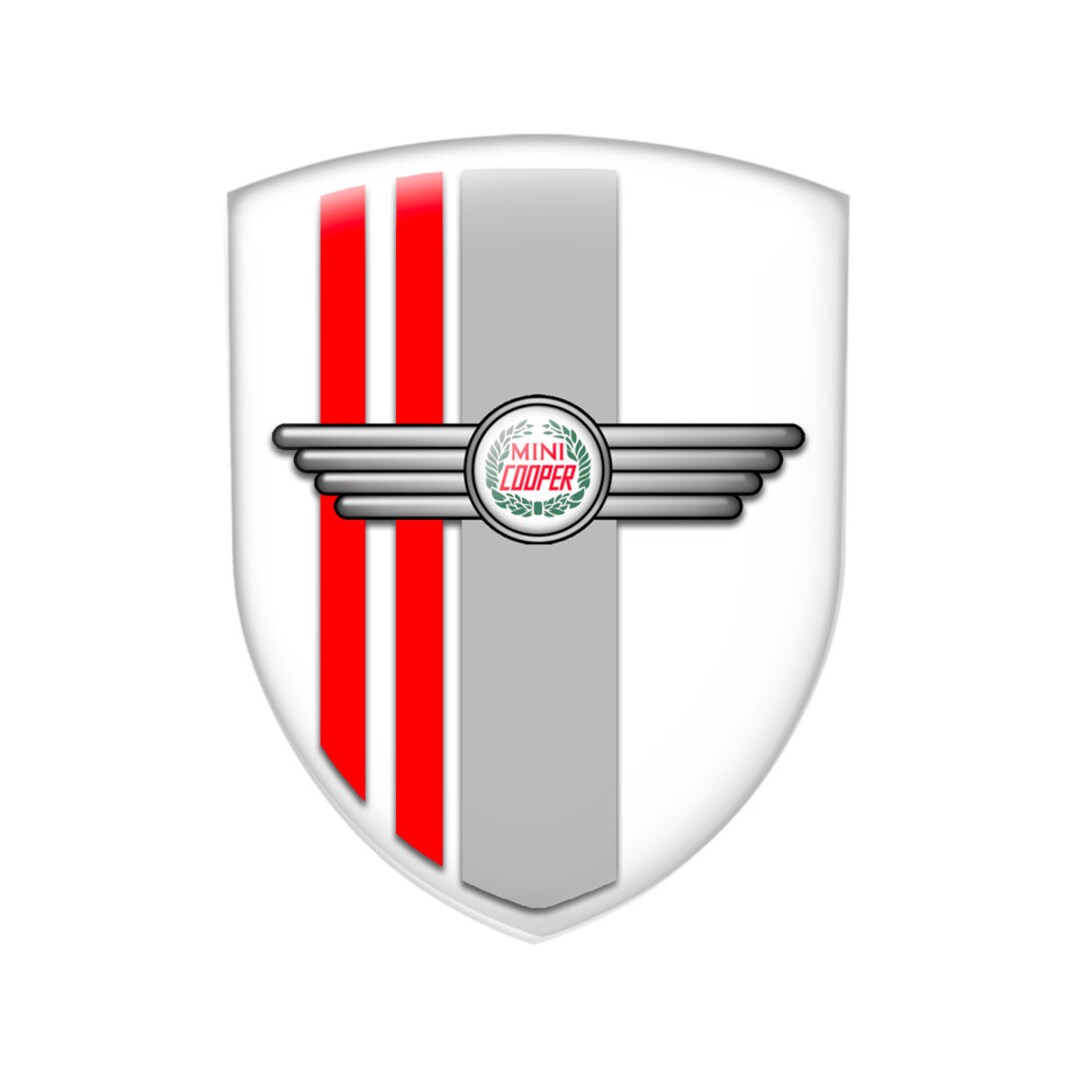 Mini Cooper Badge Silicone Emblem Sticker All SIZES Car - Etsy