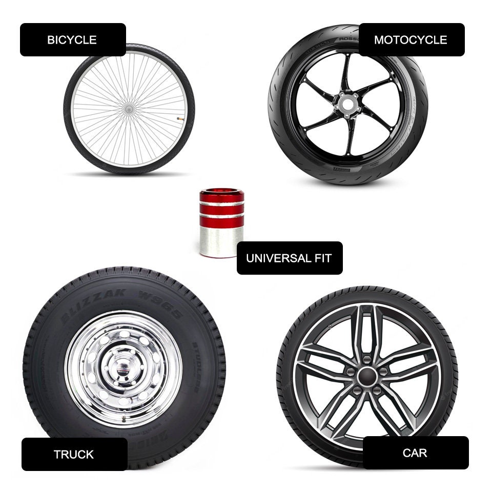 MOPAR Store Bouchons de valves de pneus avec logo Fiat pour Fiat