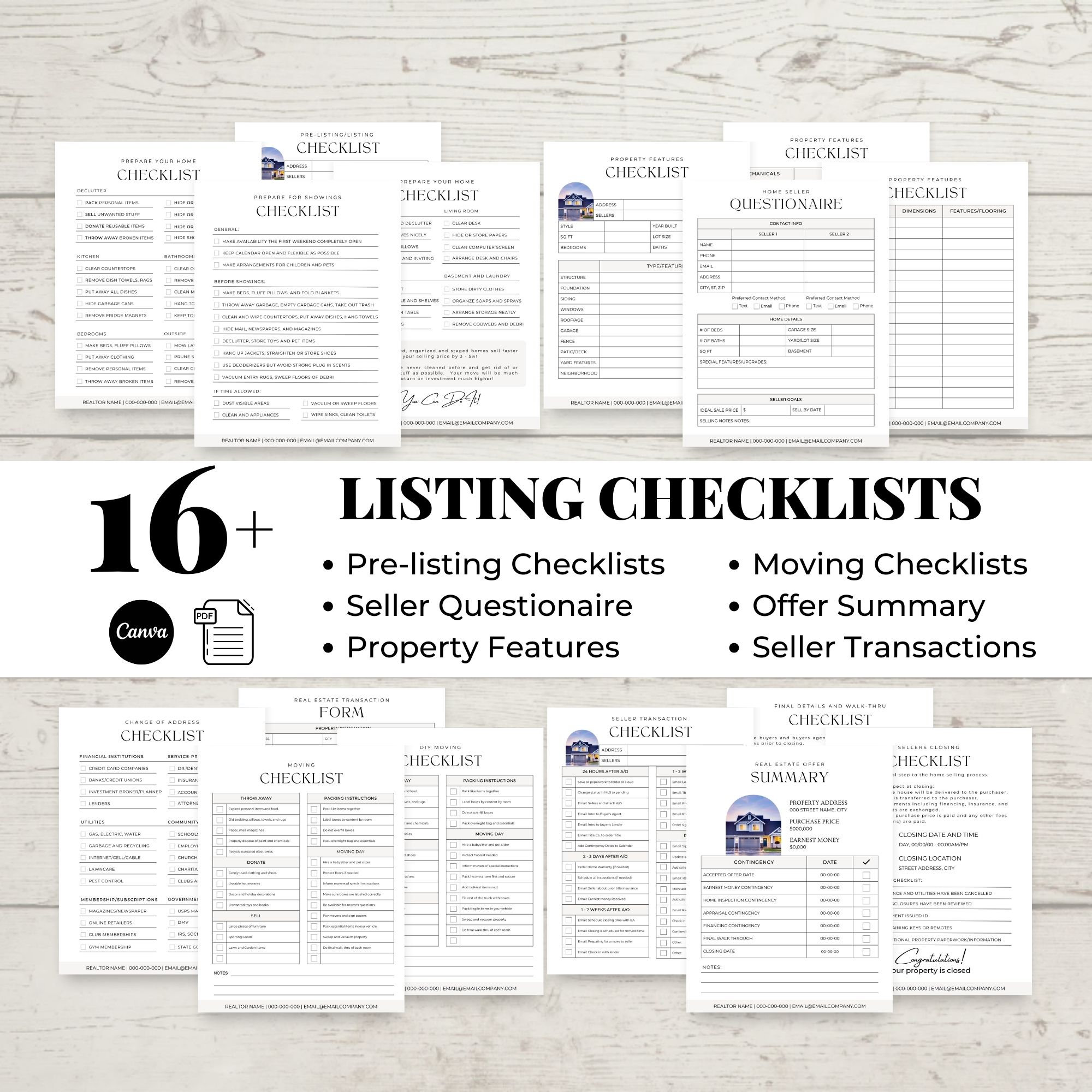 Real Estate Listing Template Bundle • Listing Presentation - Etsy