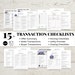 Real Estate Transaction Checklists Template Bundle Buyer And Seller