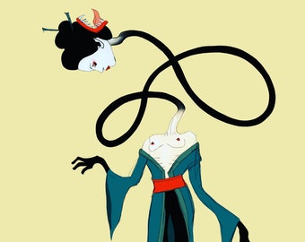 Kunstdruck - Yokai - Japanischer Geist