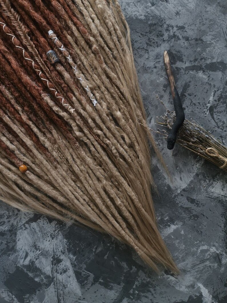 Ginger to Blonde Crochet Dreads Ombre Dreadlocks Extension Etsy