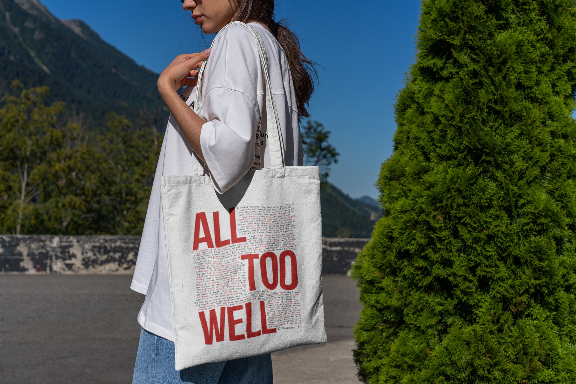 Taylor Swift Tote Bag, All Too Well Tote, Taylors Version, Taylor Swift  Merch