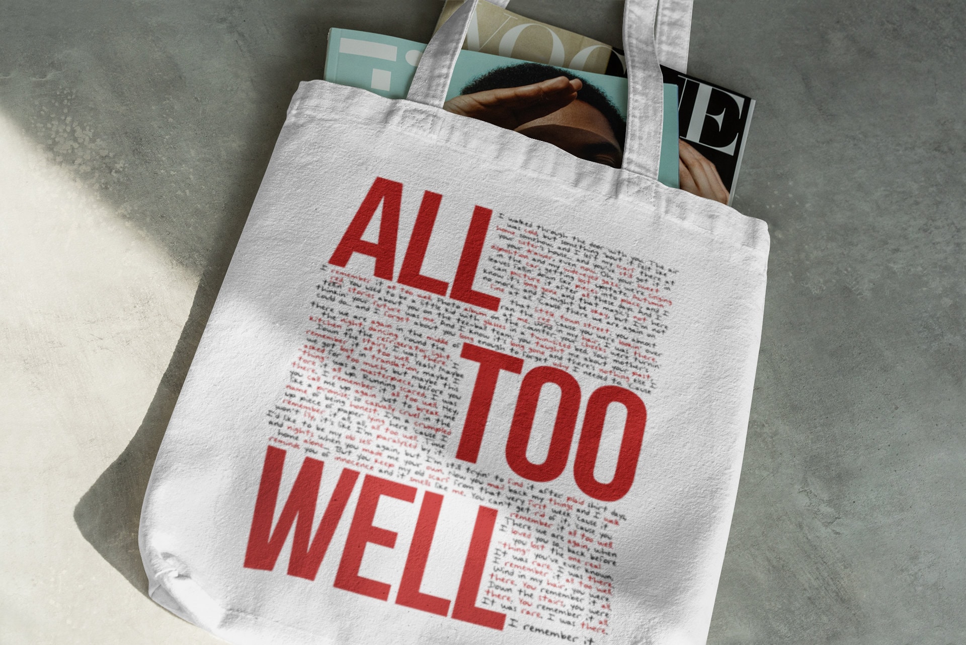 Discover Taylor All Too Well Tote Bag, Taylor, Tote Bag, Cotton Bag, Album Receipt, Shoulder Bag, Shopping Bag, Bag, Gift Bag, Music Bags