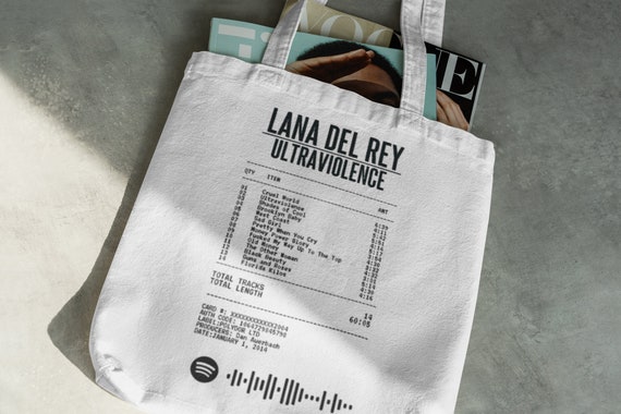 Lana Del Rey Tote Bag Ultraviolence Lana Del Rey Tote Bag Lana