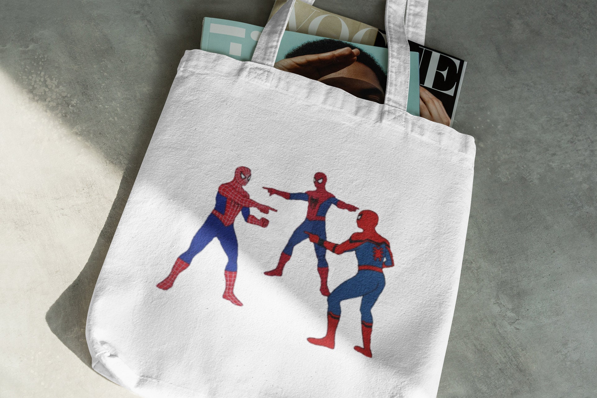 Spider-Man Tote Bag, Personalized Canvas Bag