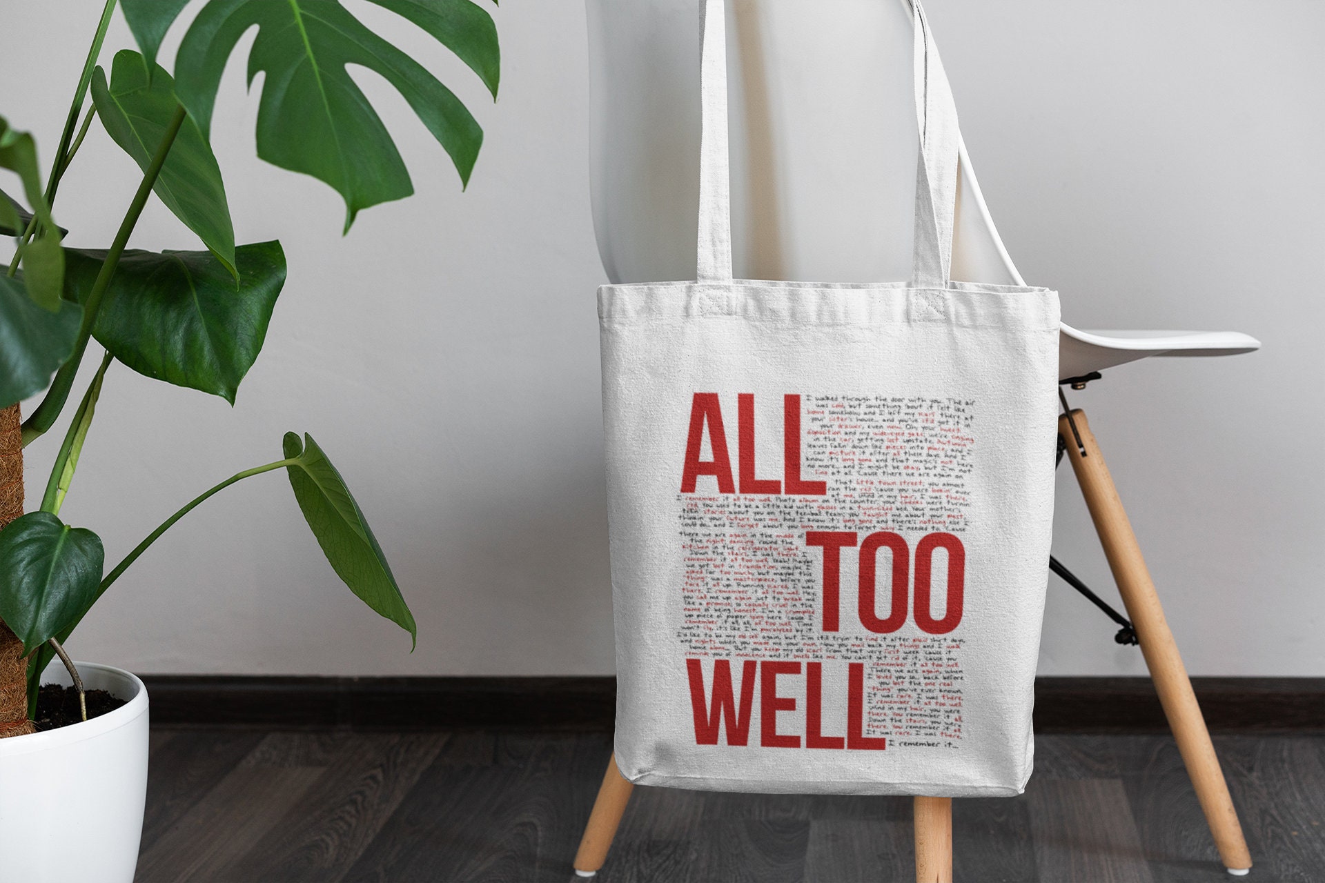 Taylor Swift Tote Bag, Taylor Swift Merch, All Too Well Tote, Taylors  Version