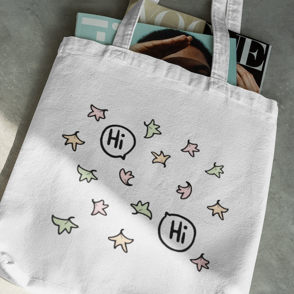 Heartstopper Tote Bag, Heartstopper, Tote Bag, Cotton Bag, Shoulder Bag, Shopping Bag, Aesthetic Tote Bag, Bag, Heartstopper Merch, Arm Bag