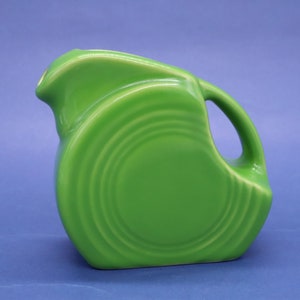 Fiesta Ware Shamrock Green Mini Disc Pitcher Retired Fiestaware