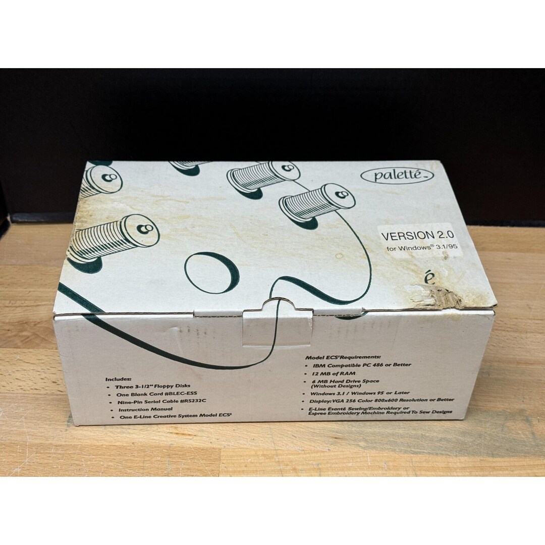Système De Création Paletté E-Line Creative (ECS) Baby Lock - Version 1.1 Complète Avec Boîte, Occasion