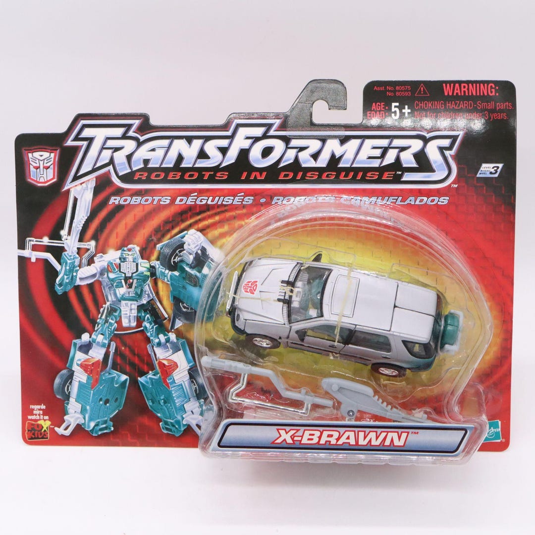 Transformers Silver X-brawn RID 2001 Hasbro New Sealed - Etsy