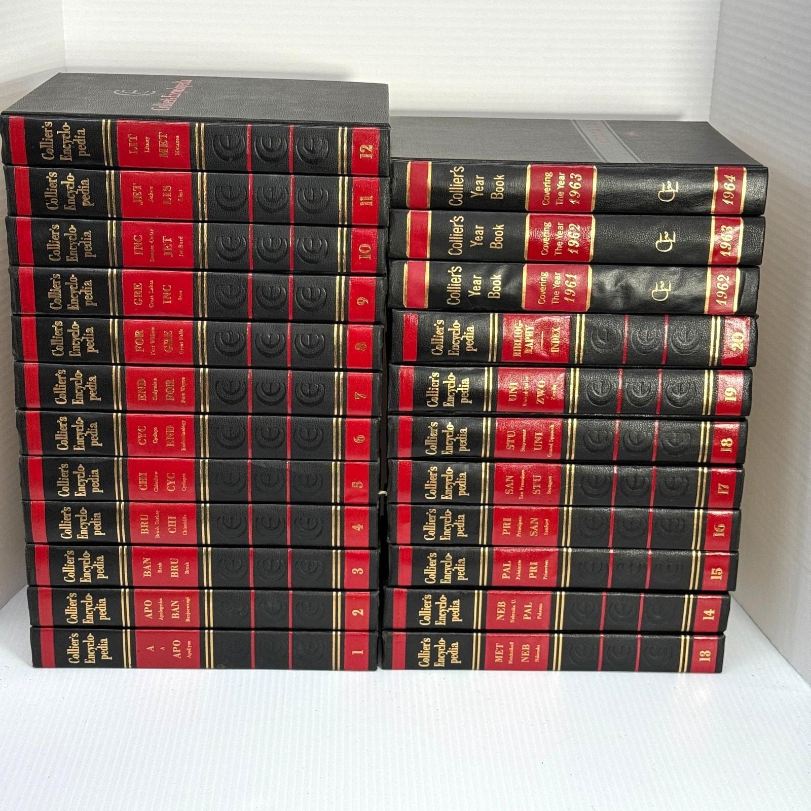 Collier's Encyclopedia 全20巻セット Collier's Encyclopedia (20 Volume Set) COMPLETE SET - Etsy