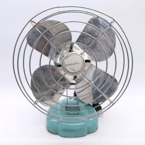 Vintage Blue Eskimo Fan - Etsy