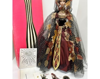 Bob Mackie Autumn 22" Porcelain Doll Legendary Beauties Vintage 1995