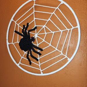 Halloween Spider/Bat/Macrame Wall Hanging/Gothic Decor