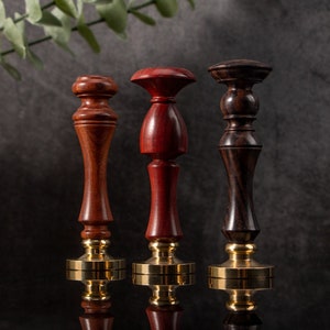 Wachsstempel mit Holzgriff, individuelle Wachssiegel, personalisierter Stempel für Weihnachtsgeschenke, individuelles Siegelwachs