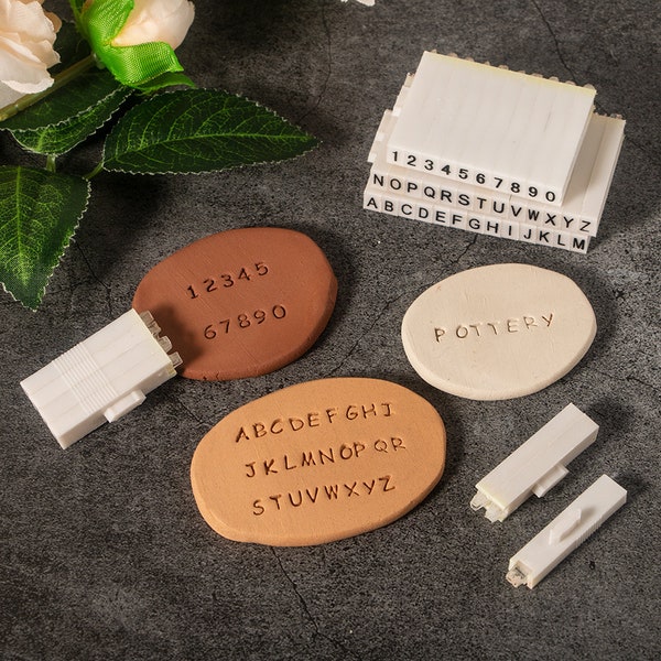 Mini Alphabet Stamps, Diy Handmade Soap/Cookies, Pottery Tools For Ceramics/ Polymer/ Clay/ Soap, Digital Stamp, Letter Stamp, Symbol Stamp