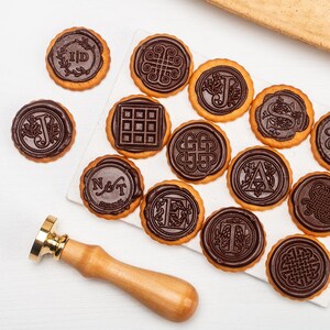 Sello de cera de chocolate, sello de chocolate personalizado, sello de galleta, sellos de chocolate, para hacer chocolate derretido, moldes para galletas, sello de chocolate