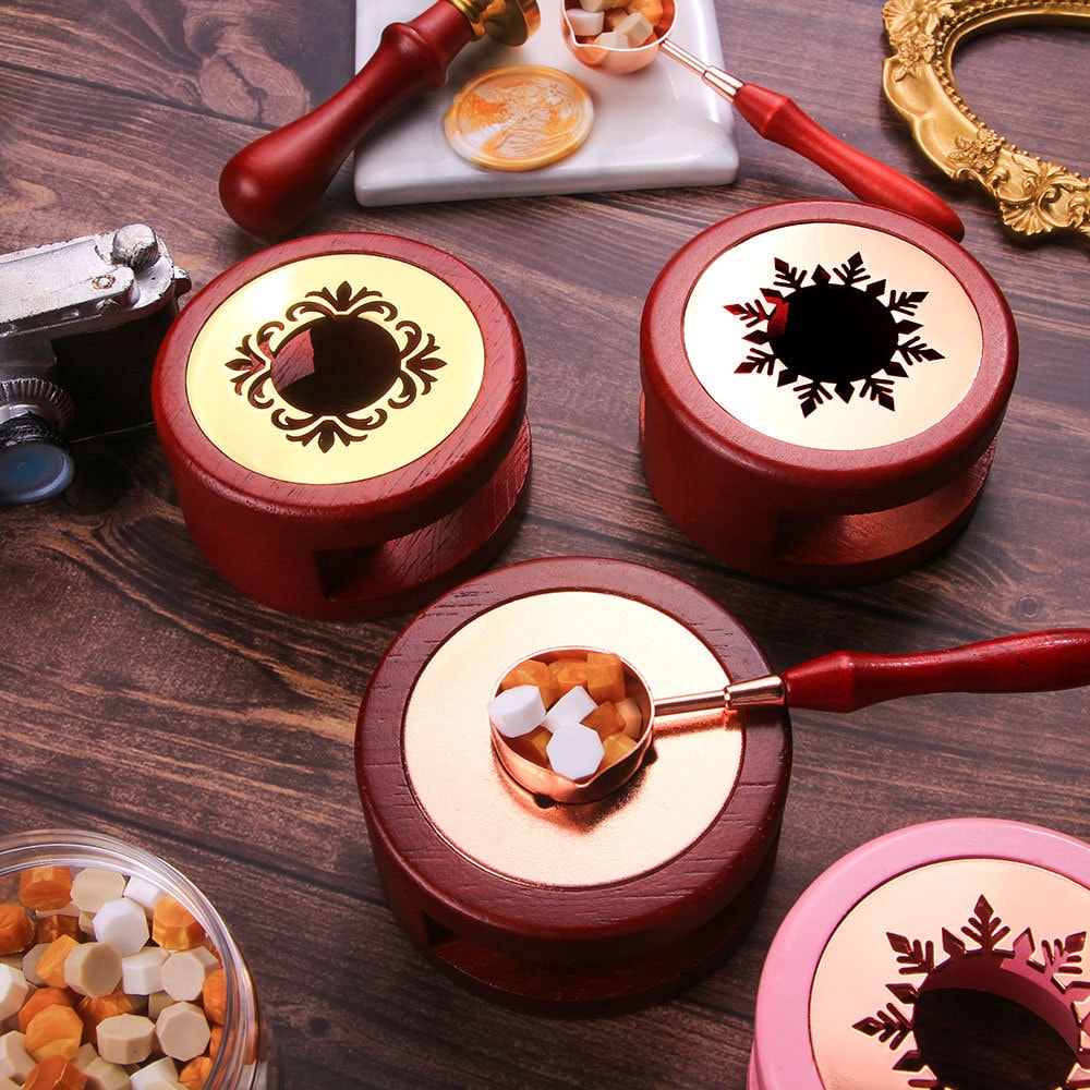 Mini Electric Sealing Wax Furnace Wax Melts Warmer Stove Pot for Sealing  Wax Glue Sticks Beads Fire Paint Heater Seal Stamp Tool. 