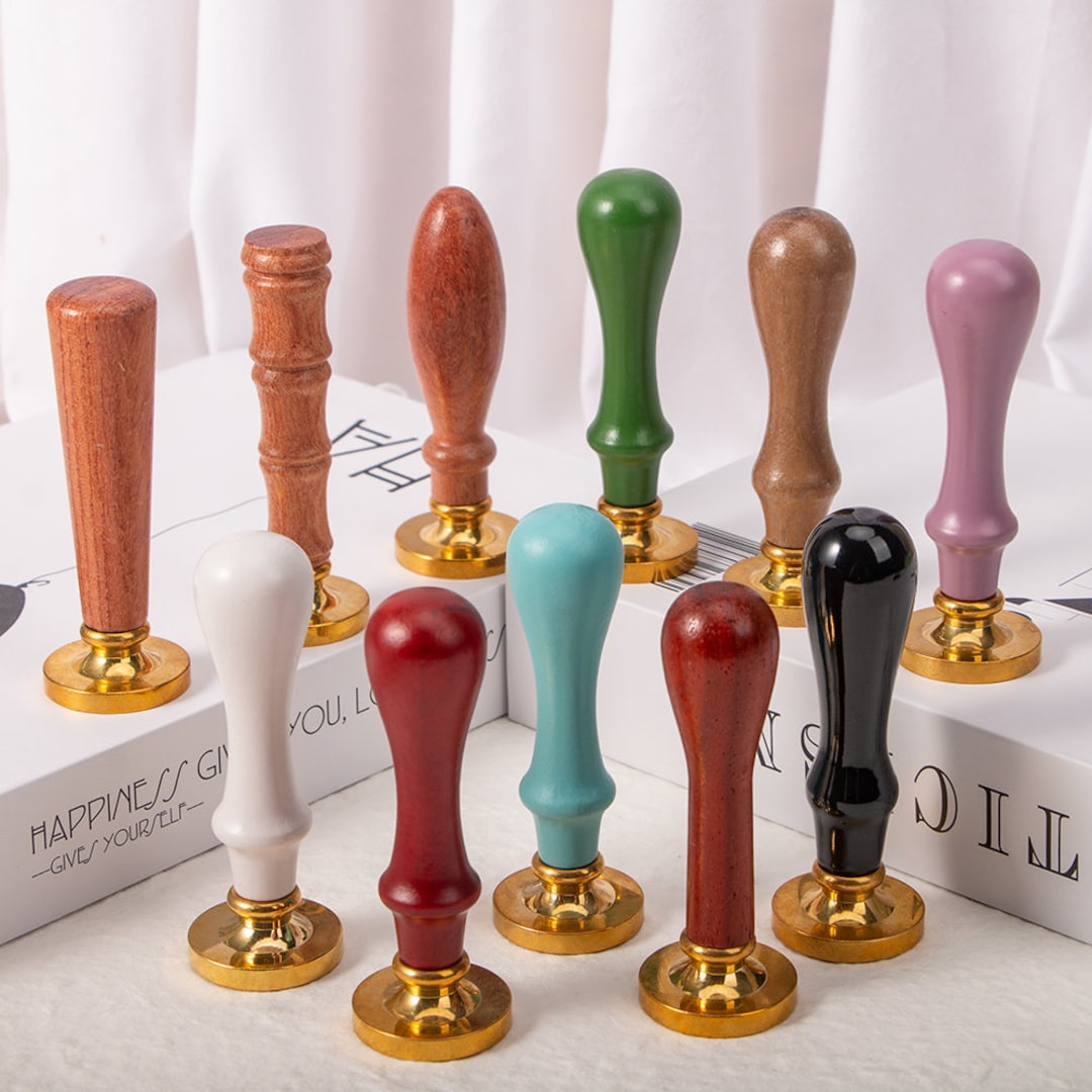 Wax Stamp Handle, Multiple Choice Handles, Handle for Stamp, Wooden
