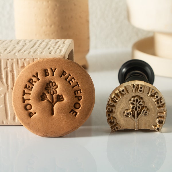 Pottery Embossing Stamps, For Pottery/Biscuits/Soap/Stamp, For Potters and Beginners, Perfect Father's Day Gift! Any Logo, Custom Clay Stamp