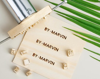 Branding Iron With Letters, Leather Branding Iron, Numbers Branding Iron, Branding Iron With Numbers, Name Stamp Leather, Mini Iron Stamp