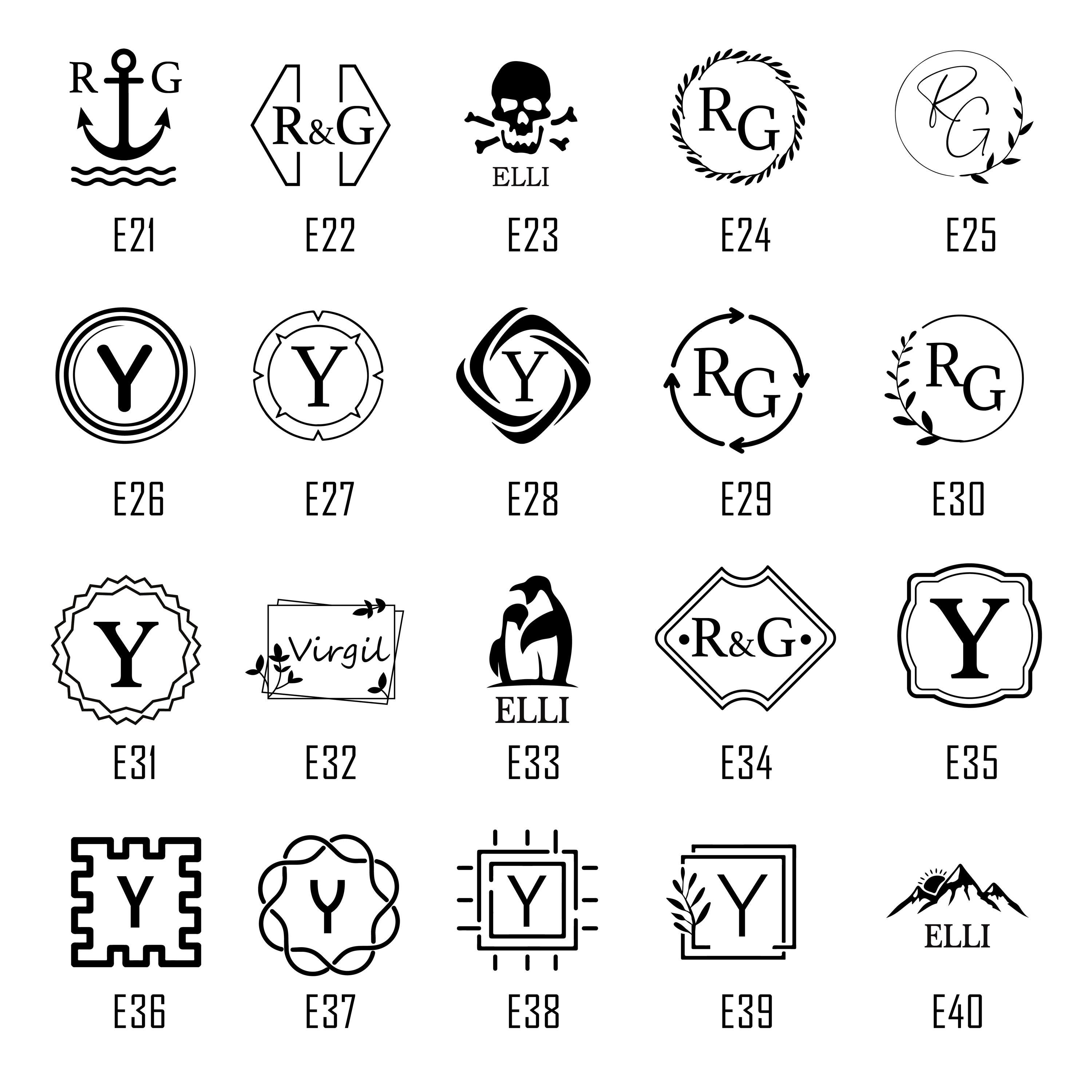 Mini Letter Stamp, Monogram Loyalty Stamp, Stamp For Diy Crafts, Loyalty Card Stamp, Custom Card Stamps Logo, Teacher/Library Stamp
