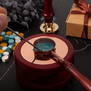 Wax Seal Lepel en Kachel, Gereedschap voor het verwarmen van Wax, Wax Seal Tool, Wax Kralen, Wax Seal Kachel, Wax Warmer, Wax Melts, Wax Stamp Stove