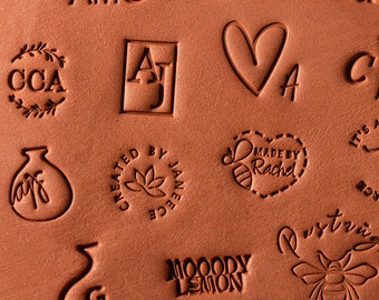 Customized Pottery Stamp, Custom Soap Stamp, Custom Logo Stamp, Pottery Stamp, DIY Handmade Soap, Personalized Stamp