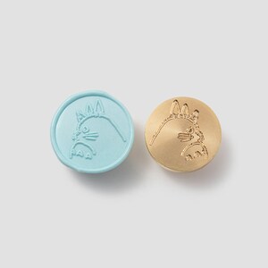 Sello de gato de dibujos animados, sello de cuento de hadas, kit de sello de cera, juego de pegatinas de sello, invitación de boda, sello de sobre, sello vintage