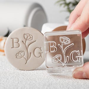Tampon de savon personnalisé, tampon de savon, tampon de savon fait main, moule acrylique, tampon de savon acrylique, tampon de savon de mariage, tampons de savon aux Etats-Unis