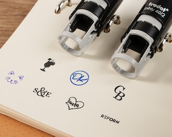 Mini Letter Stamp, Monogram Loyalty Stamp, Stamp For Diy Crafts, Loyalty Card Stamp, Custom Card Stamps Logo, Teacher/Library Stamp