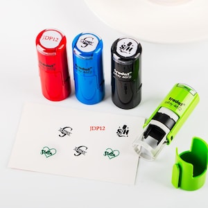 Mini tampon auto-encreur personnalisé, Petit tampon personnalisé pour cartes de fidélité, Auto-encreur, Tampon pour cartes de fidélité, Kit de mini tampons, Tampon auto-encreur