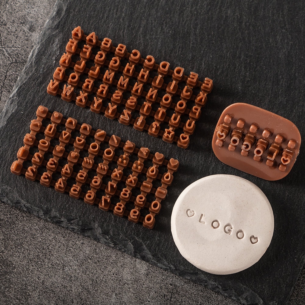 Mini Alphabet Clay Stamps, Soap Stamps, Alphabet Cookie Stamps, Number Chocolate Stamps, Cookie Numbers, Alphabet Stamps