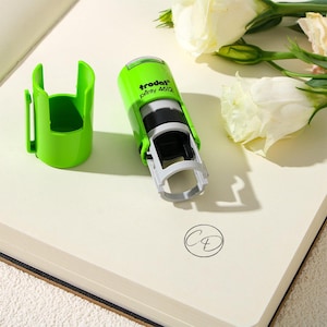 Petit tampon personnalisé pour cartes de fidélité, auto-encreur, facile à tamponner ou à emporter, petit tampon auto-encreur, petit café fidélité