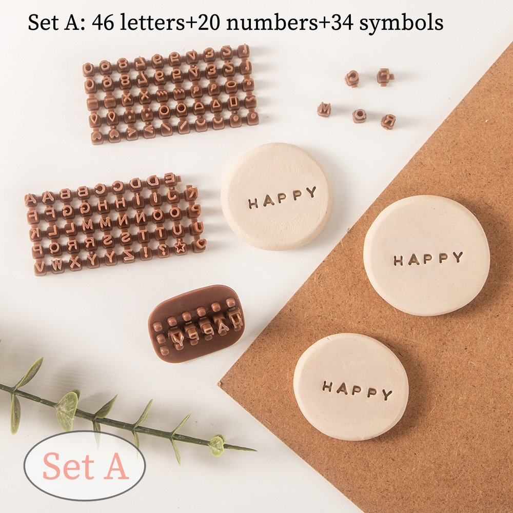 Mini Alphabet Clay Stamps, Soap Stamps, Alphabet Cookie Stamps, Number Chocolate Stamps, Cookie Numbers, Alphabet Stamps