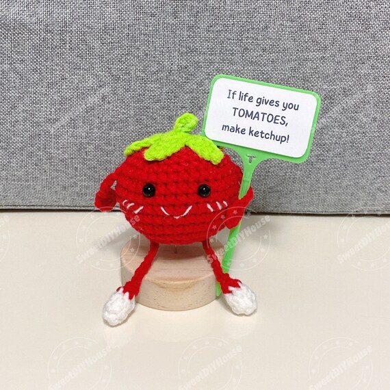 Office Decor Funny Positive Cucumber with Positive Affirmation
