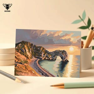 Durdle Door, carte de correspondance, à personnaliser, Dorset, anniversaire, anniversaire, merci, parfait pour toute occasion