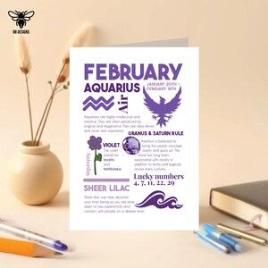 Anniversaire de février, Verseau, Poissons, Signe du zodiaque, Spiritualité, Horoscope, Étoile, Astrologie, Céleste, Personnaliser avec un nom