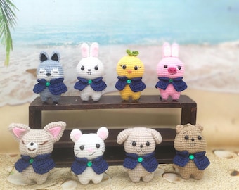 PATTERN Bundle AMIGURUMI || SKZOO Magic Shool Keychain Crochet