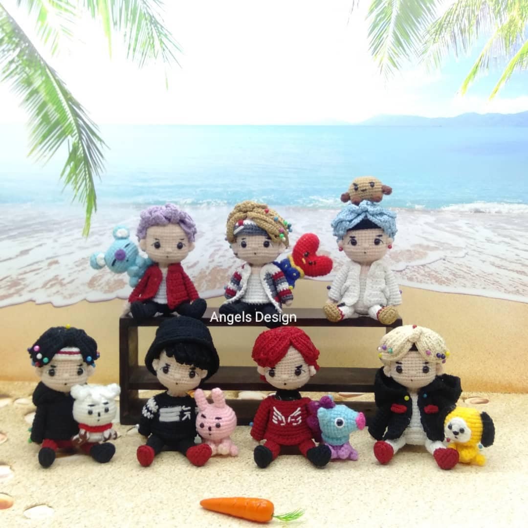 Amigurumi Bundle PDF || BTS Mic Drop Crochet Pattern - Etsy