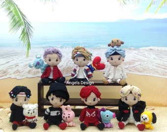 Amigurumi Bundle PDF || BTS Mic Drop Crochet Pattern